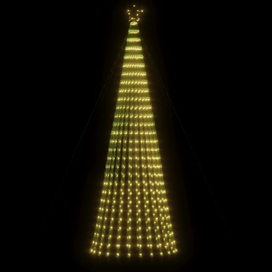 Vidaxl led-kerstboom 688 leds warm wit 300 cm