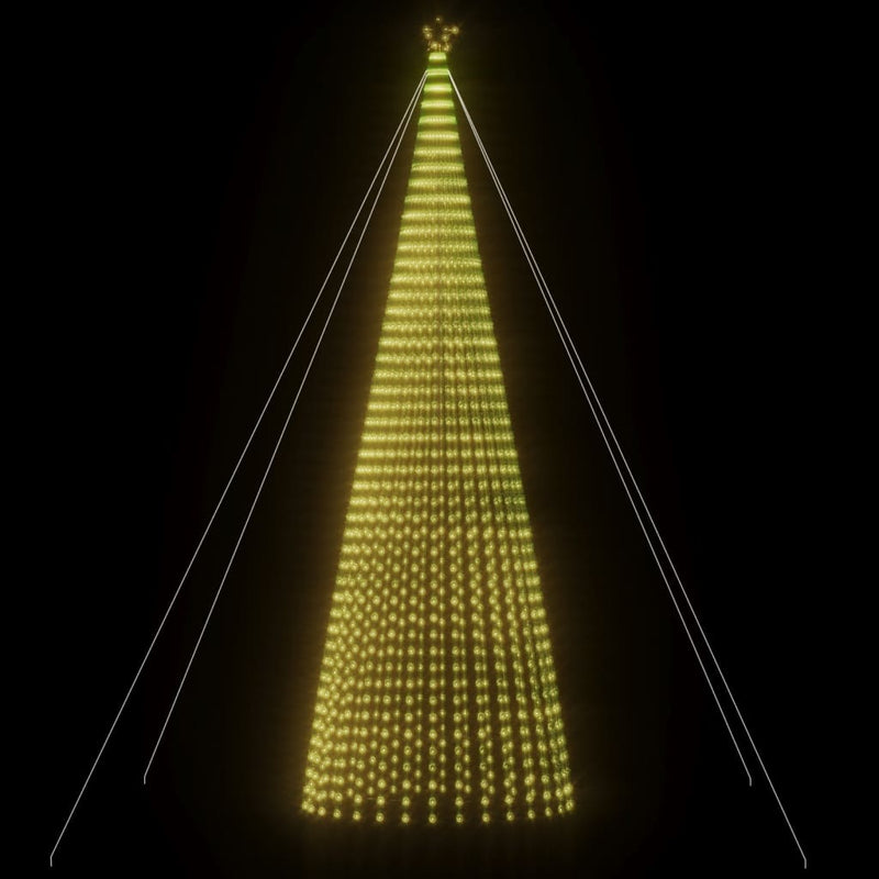 Load image into Gallery viewer, Vidaxl led-kerstboom 1544 leds 500 cm warm wit
