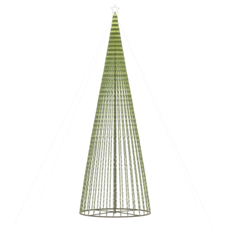 Load image into Gallery viewer, Vidaxl led-kerstboom 1544 leds 500 cm warm wit
