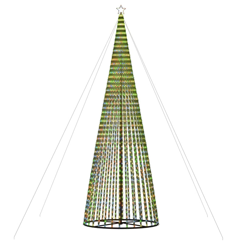 Load image into Gallery viewer, Vidaxl led-kerstboom 1544 leds kleurrijk 500 cm
