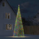 Vidaxl led-kerstboom 1544 leds kleurrijk 500 cm
