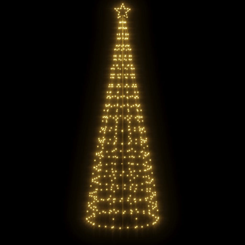 Load image into Gallery viewer, Vidaxl led-kerstboom met spikes 570 leds warm wit 300 cm
