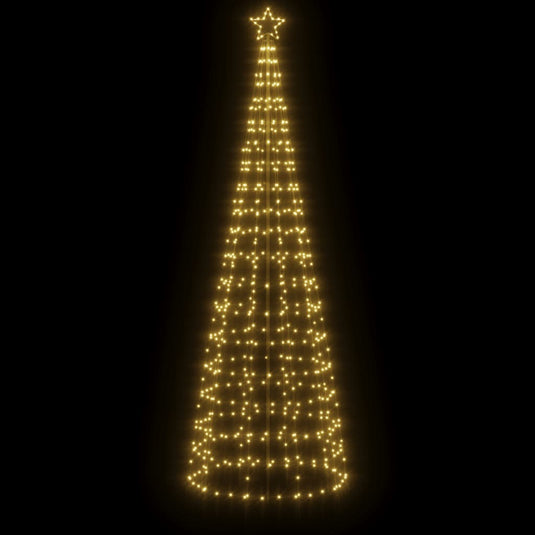 Vidaxl led-kerstboom met spikes 570 leds warm wit 300 cm