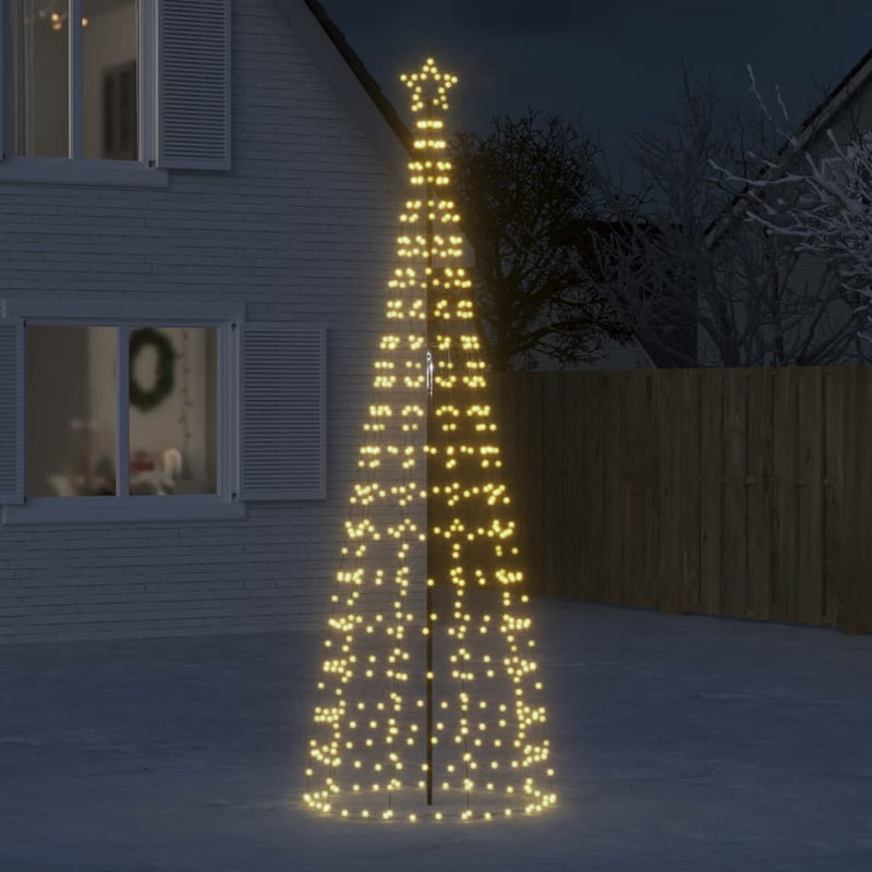 Load image into Gallery viewer, Vidaxl led-kerstboom met spikes 570 leds warm wit 300 cm
