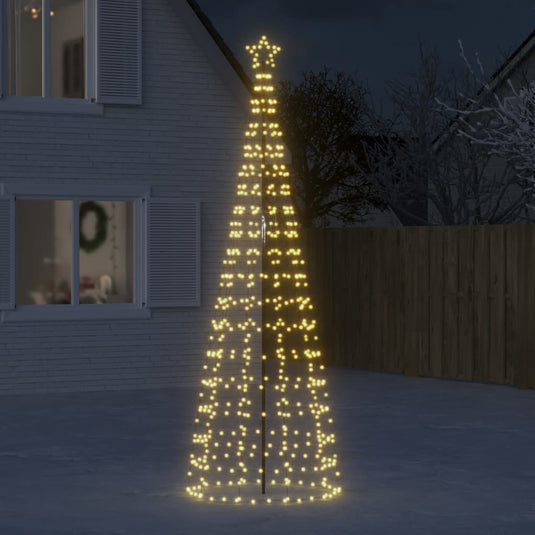 Vidaxl led-kerstboom met spikes 570 leds warm wit 300 cm