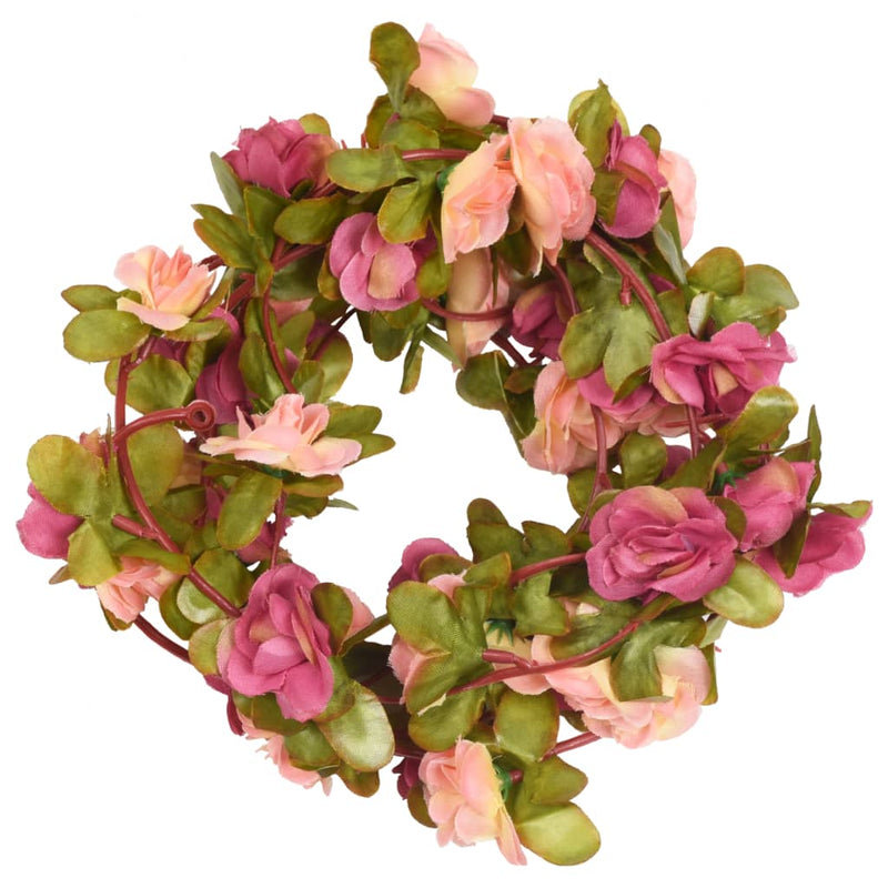 Load image into Gallery viewer, Vidaxl bloemenslingers 6 st 250 cm rozerood
