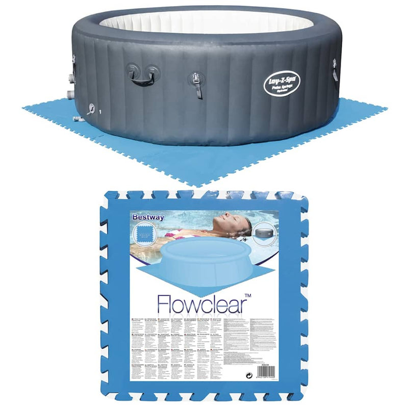 Load image into Gallery viewer, Bestway zwembadbodembeschermers 8 st blauw 58220

