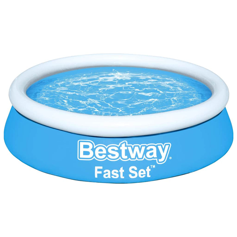 Load image into Gallery viewer, Bestway fast set zwembad opblaasbaar rond 183x51 cm blauw
