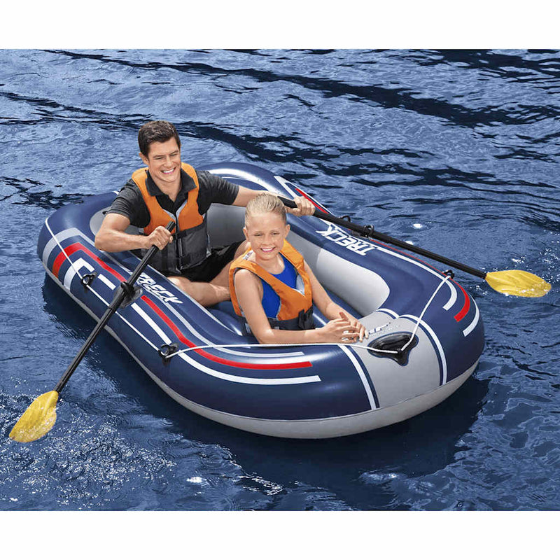 Load image into Gallery viewer, Bestway hydro-force opblaasboot met pomp en roeispanen blauw
