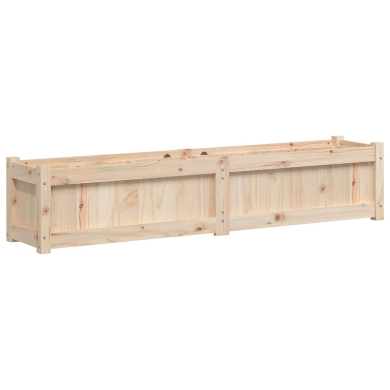 Afbeelding laden in galerijviewer, Vidaxl plantenbak 150x31x31 cm massief grenenhout
