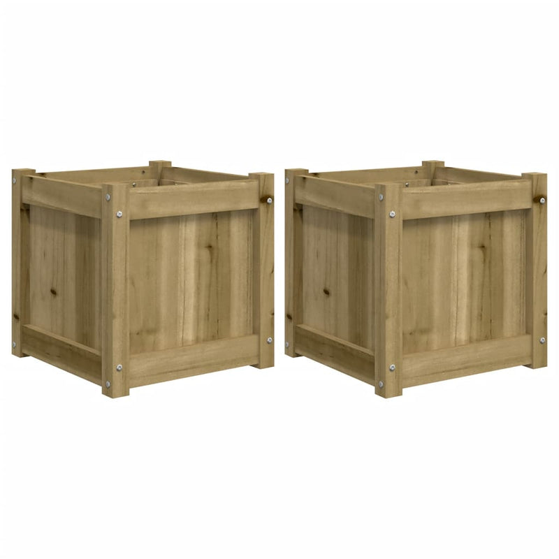 Load image into Gallery viewer, Vidaxl plantenbakken 2 st cm geïmpregneerd hout
