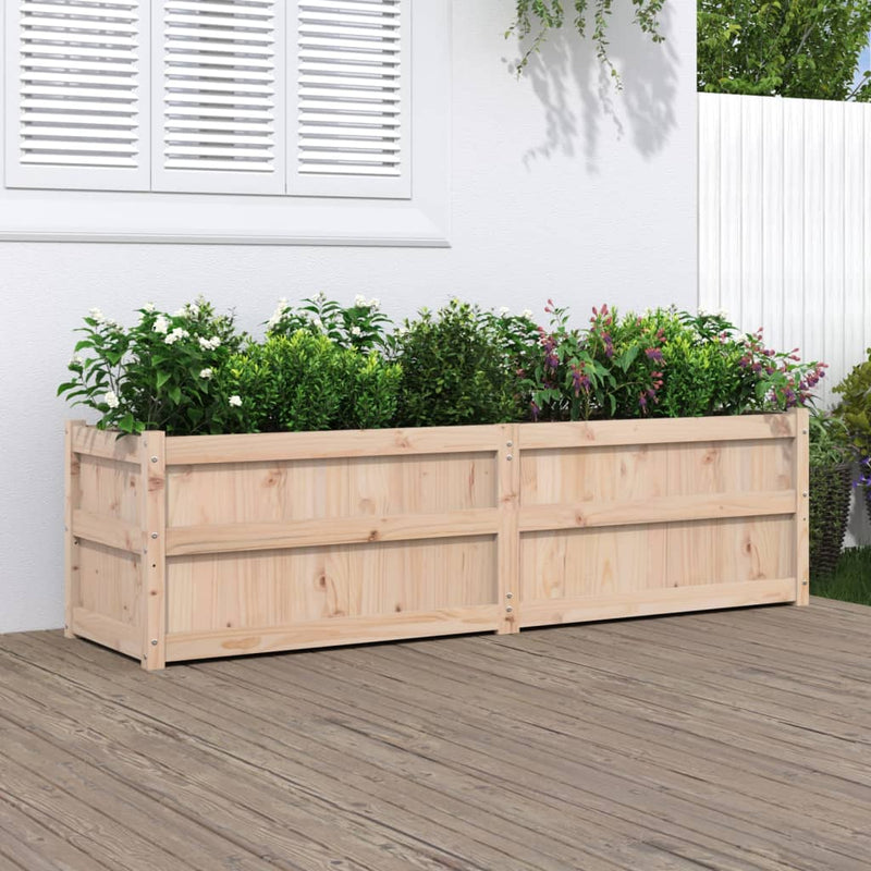 Load image into Gallery viewer, Vidaxl plantenbak 180x50x50 cm massief grenenhout
