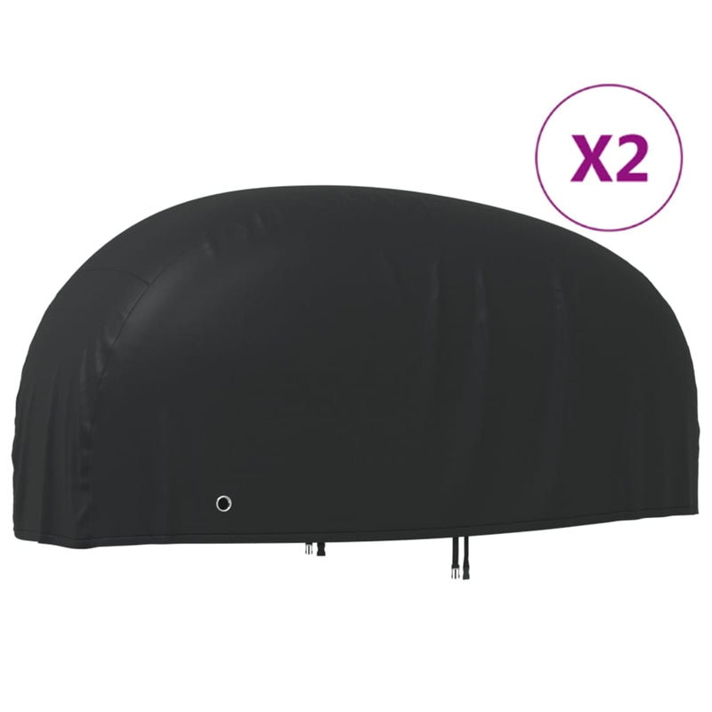 Load image into Gallery viewer, VidaXL Motorhoezen 2 st 220x95x110 cm 210D oxford stof
