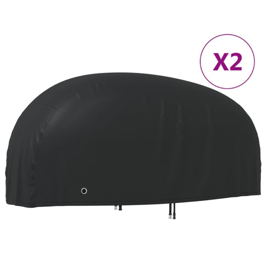 VidaXL Motorhoezen 2 st 230x95x125 cm 210D oxford stof