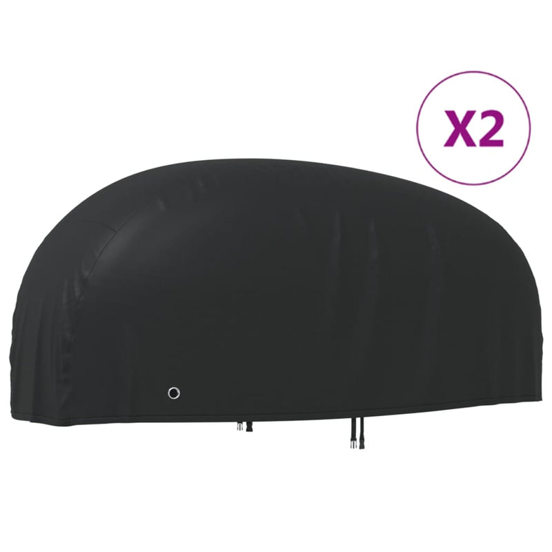 Load image into Gallery viewer, VidaXL Motorhoezen 2 st 245x105x125 cm 210D oxford stof
