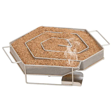 Vidaxl rookgenerator koud 6-hoekig 22,5 cm roestvrij staal