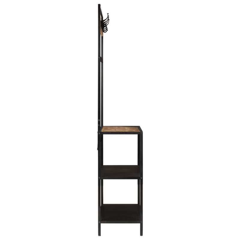 Load image into Gallery viewer, Vidaxl kapstok 90x35x180 cm massief mangohout en ijzer
