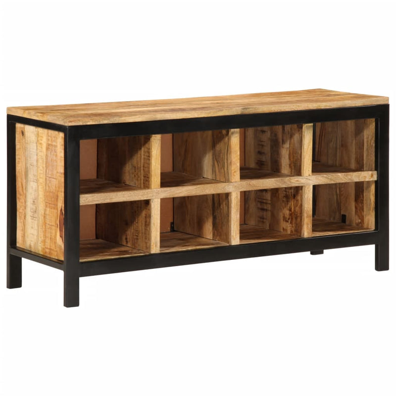 Load image into Gallery viewer, VidaXL Schoenenbankje 110x35x51 cm massief mangohout
