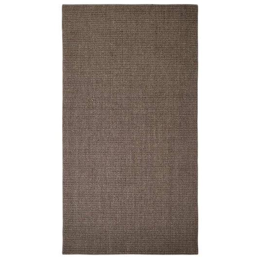 VidaXL Sisalmat voor krabpaal 80x150 cm bruin