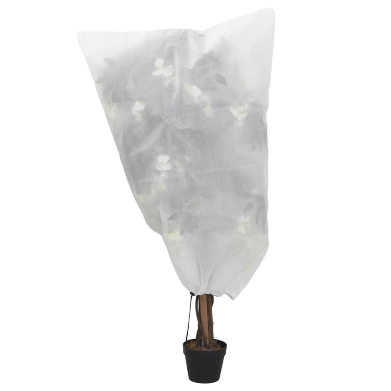 Load image into Gallery viewer, Vidaxl plantenhoezen met trekkoord 8 st 70 g m² 0,8x1 m
