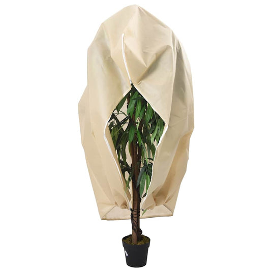 Vidaxl plantenhoezen met ritssluiting 4 st 70 g m² 1,2x1,8 m