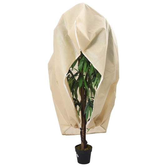 Vidaxl plantenhoezen met ritssluiting 2 st 70 g m² 3,93x3 m