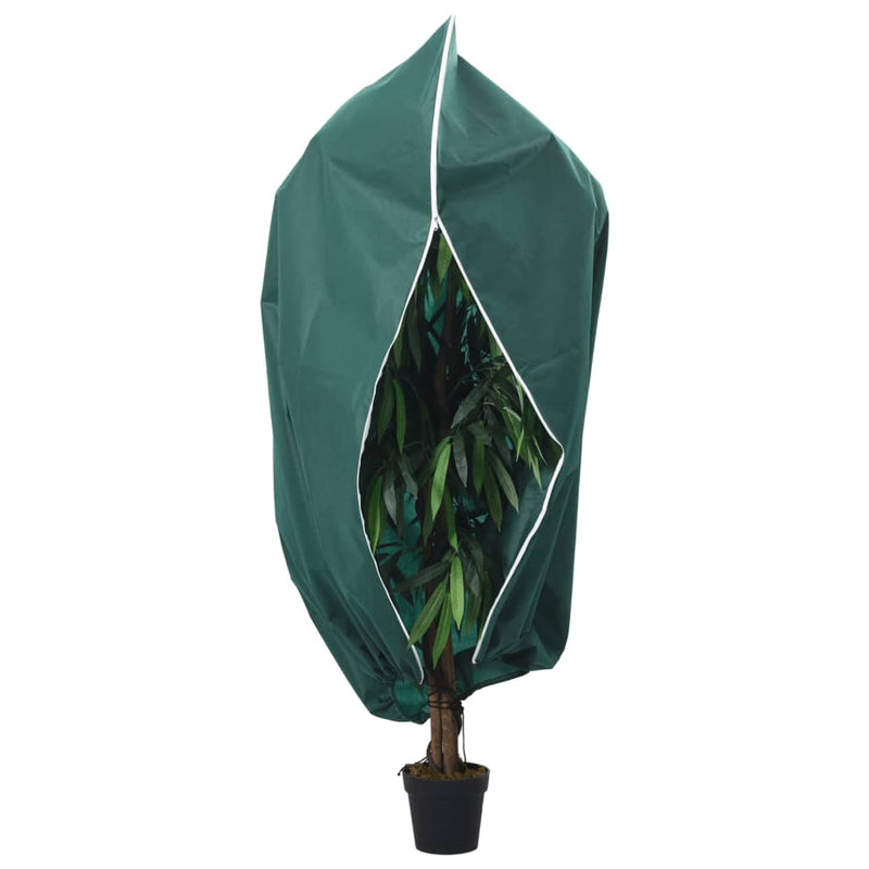 Load image into Gallery viewer, Vidaxl plantenhoezen met ritssluiting 4 st 70 g m² 1x1,55 m
