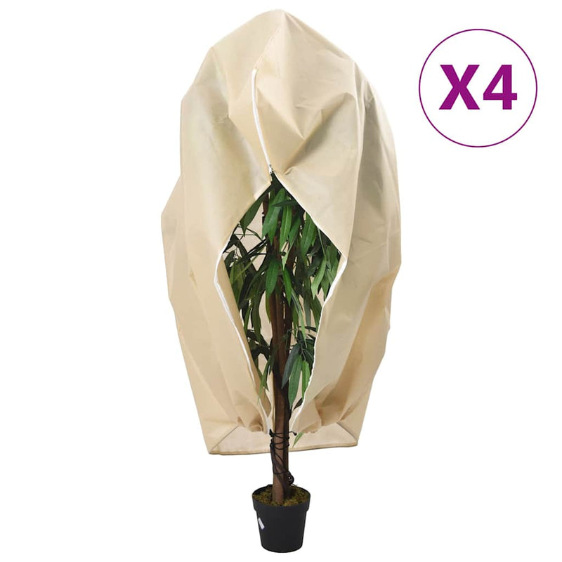 Load image into Gallery viewer, Vidaxl plantenhoezen met ritssluiting 4 st 70 g m² 3,93x3 m
