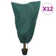 VidaXL Plantenhoezen met trekkoord 12 st 70 g m² 0,8x1 m