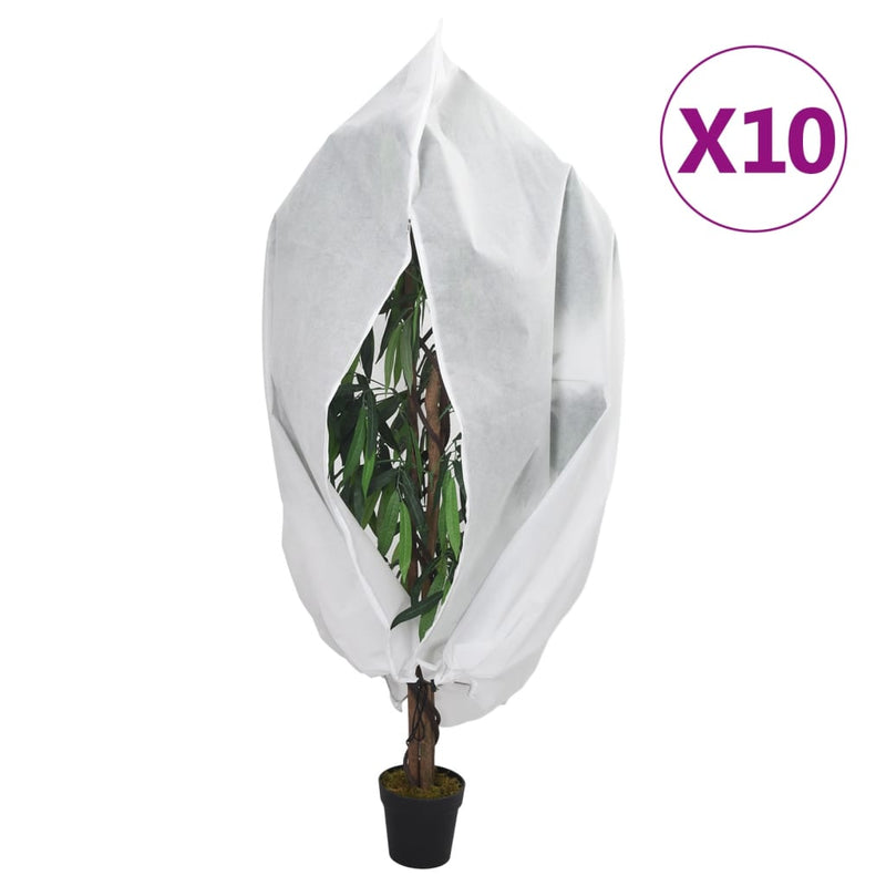 Load image into Gallery viewer, Vidaxl plantenhoezen met ritssluiting 10 st 70 g m² 3,93x3,5 m
