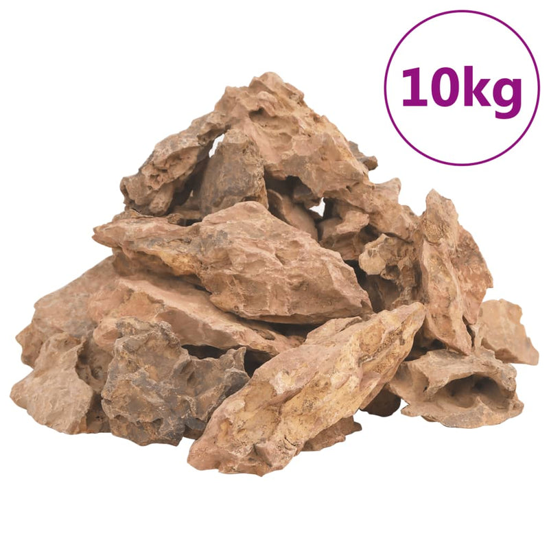 Load image into Gallery viewer, Vidaxl lavasteen 10 kg 1-10 cm bruin
