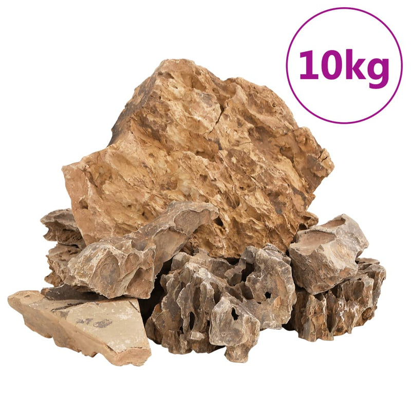 Load image into Gallery viewer, Vidaxl drakenstenen 10 kg 5-30 cm bruin
