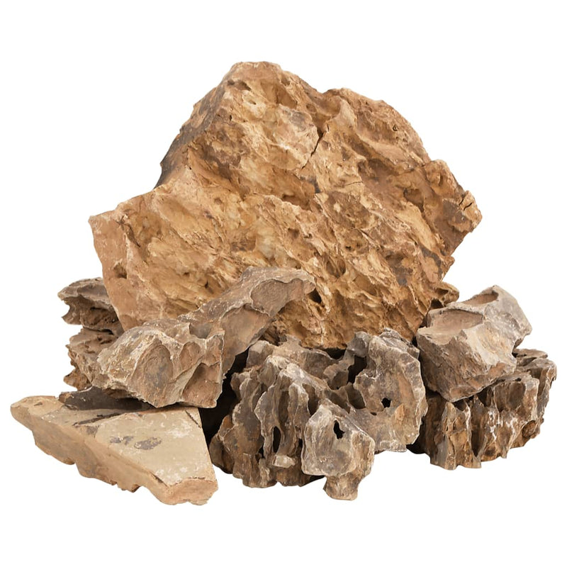Load image into Gallery viewer, Vidaxl drakenstenen 10 kg 5-30 cm bruin
