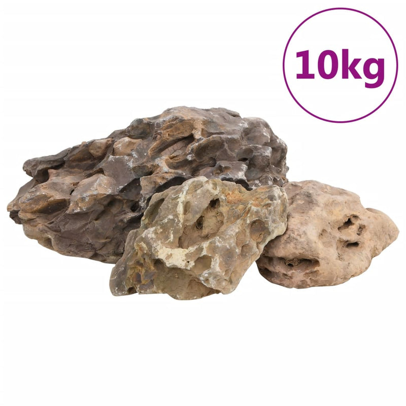 Load image into Gallery viewer, Vidaxl drakenstenen 10 kg 10-40 cm grijs
