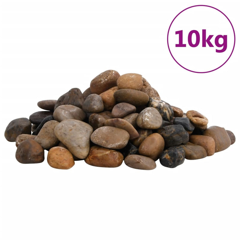 Afbeelding laden in galerijviewer, Vidaxl kiezelstenen gepolijst 2-5 cm 10 kg meerkleurig
