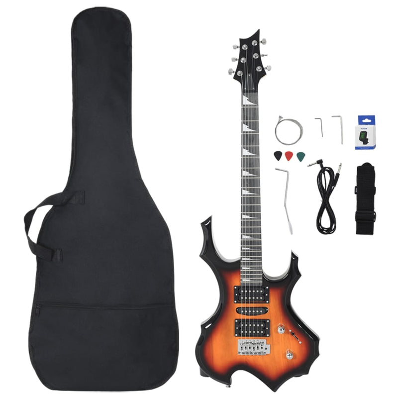 Load image into Gallery viewer, Vidaxl gitaar voor beginners elektrisch met tas 4 4 39 zwart
