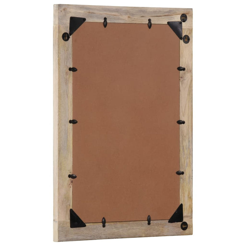 Load image into Gallery viewer, Vidaxl badkamerspiegel 50x70x2,5 cm massief mangohout en glas
