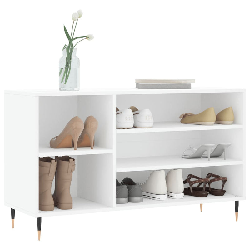 Load image into Gallery viewer, Vidaxl schoenenkast 102x36x60 cm bewerkt hout wit
