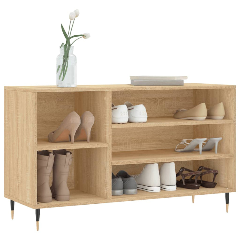 Load image into Gallery viewer, Vidaxl schoenenkast 102x36x60 cm bewerkt hout sonoma eikenkleurig
