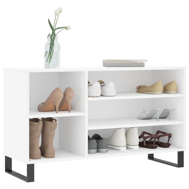 Load image into Gallery viewer, Vidaxl schoenenkast 102x36x60 cm bewerkt hout wit
