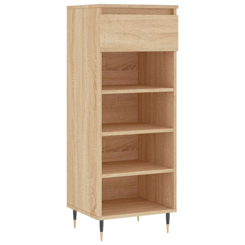 Load image into Gallery viewer, VidaXL Schoenenkast 40x36x105 cm bewerkt hout sonoma eikenkleurig
