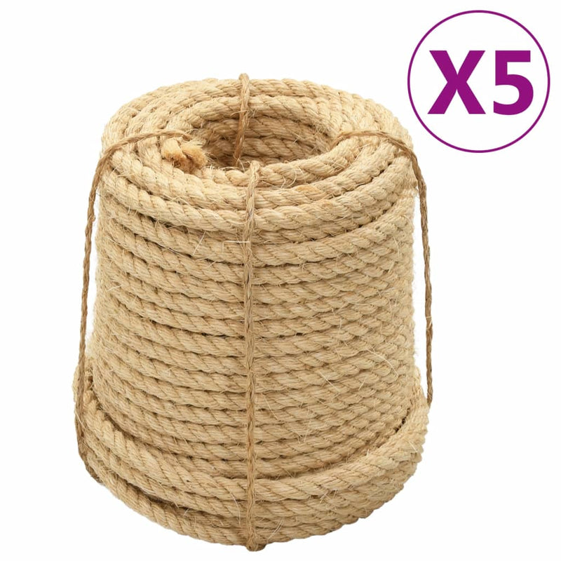 Load image into Gallery viewer, VidaXL Touw 5 st 16 mm 100 m sisal
