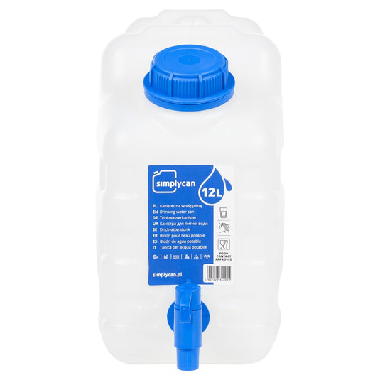 Vidaxl watertank met kraan 10 l kunststof transparant
