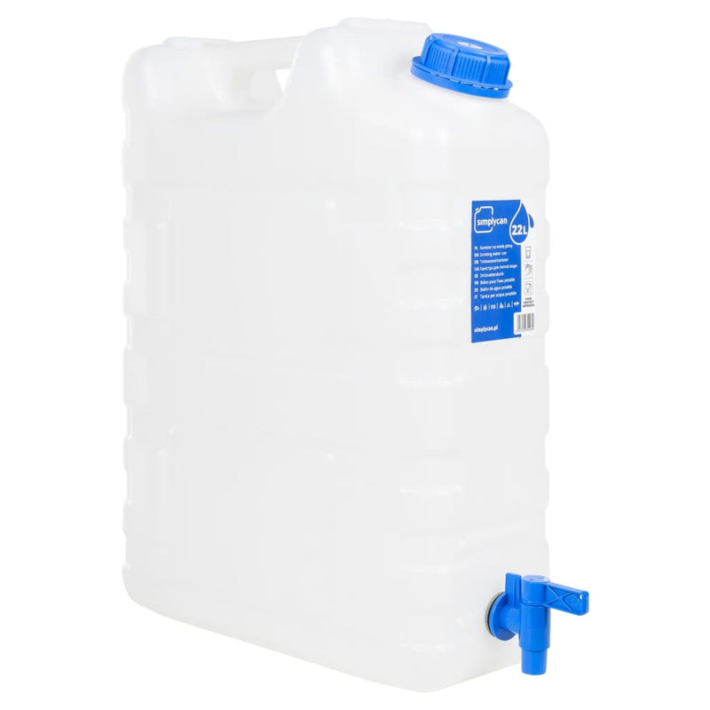 Load image into Gallery viewer, Vidaxl watertank met kraan 20 l kunststof transparant

