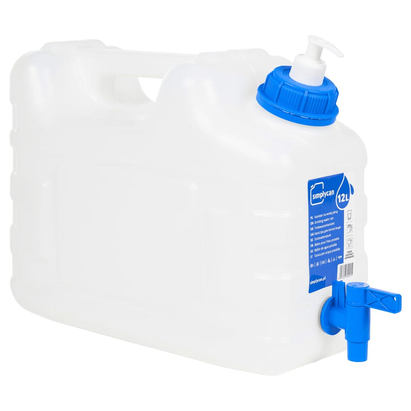 Load image into Gallery viewer, Vidaxl watertank met kraan en zeepdispenser 10 l kunststof
