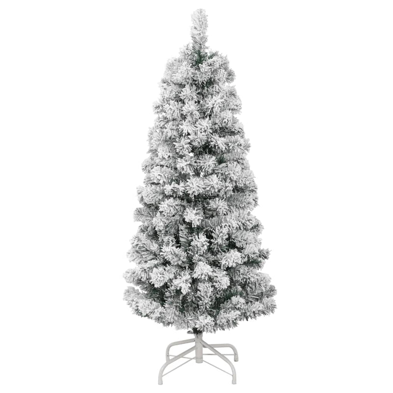 Load image into Gallery viewer, Vidaxl kunstkerstboom met scharnieren en sneeuw 120 cm
