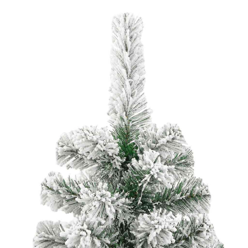 Load image into Gallery viewer, Vidaxl kunstkerstboom met scharnieren en sneeuw 180 cm
