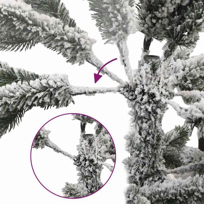 Afbeelding laden in galerijviewer, Vidaxl kunstkerstboom met scharnieren en sneeuw 180 cm
