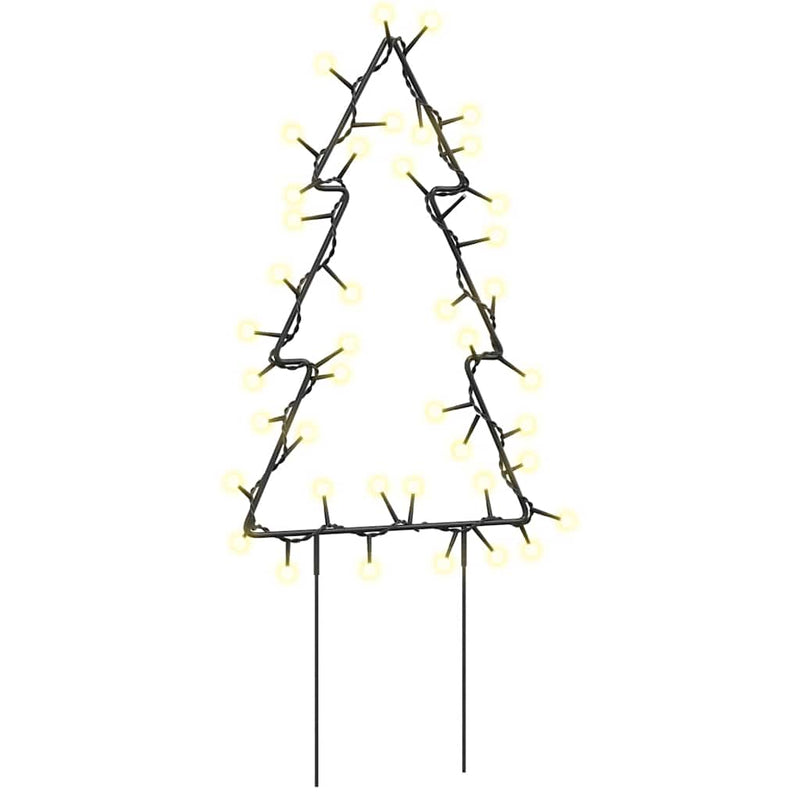 Load image into Gallery viewer, Vidaxl kerstverlichting kerstboom 3 st met grondpinnen 50 led's 30 cm
