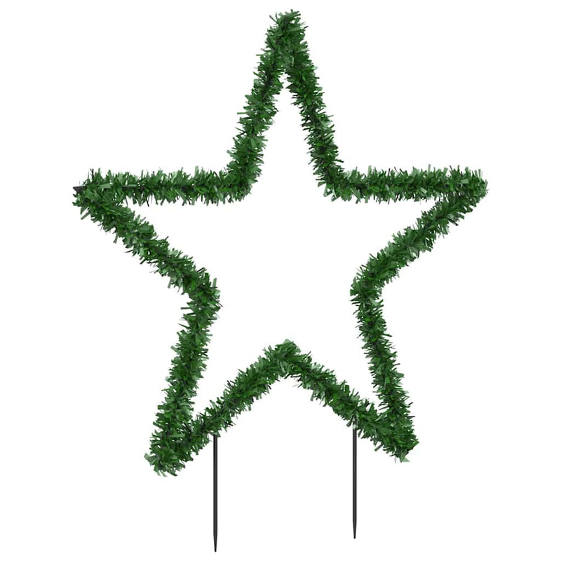 Load image into Gallery viewer, Vidaxl kerstverlichting ster met grondpinnen 80 led's 60 cm
